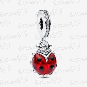 Pandora Red Ladybird Dangle Charm